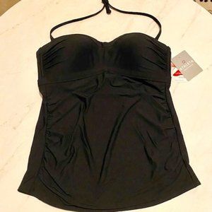 New Athleta Bandeau Tankini/Swim Top XL, XLT